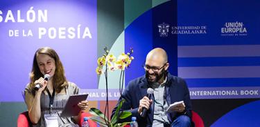 Una conferencia pasada en el Salón de Poesía de la FIL de Guadalajara.