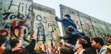 La caída del Muro de Berlín. Imagen histórica.