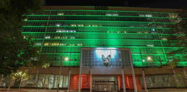 El emblemático edificio del IMSS, cumple 74 años de historia, el cual está catalogado como patrimonio arquitectónico del siglo XX