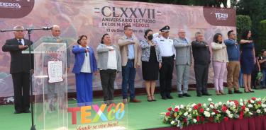 En Texcoco conmemoraron el 177 aniversario luctuoso de los Niños Héroes/