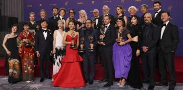 Elenco de Shogun con sus premios.