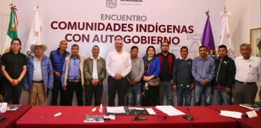 El Gobierno michoacano reconoce trabajo de autogobiernos indígenas/