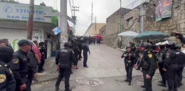 Calle Cinco de Febrero, donde ocurrió la balacera.