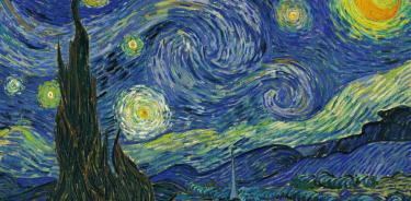 “La noche estrellada” de Vincent van Gogh / X