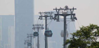 Pruebas en Linea 3 de Cablebús