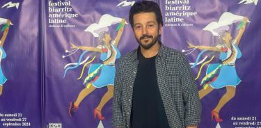 El actor Diego Luna en el Festival de Biarritz.