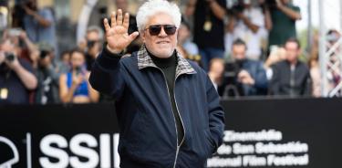 El cineasta Pedro Almodóvar en San Sebastián.