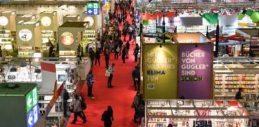 La Feria Internacional del libro de Frankfurt, Alemania.