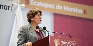 Delfina Gómez, gobernadora del Edomex, presentó su segundo informe regional en Ecatepec.