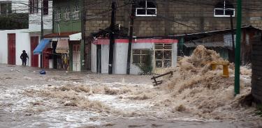 Chilpancingo tambiñén sufrió los estragos del huracán 