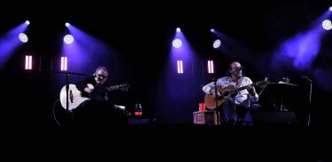 Alejandro Filio y Fernando Delgadillo en el Frontón Bucareli.