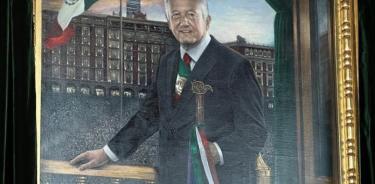 AMLO en retrato oficial