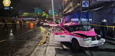 Cae hombre que mató a taxista tras una carambola en la México- Tacuba