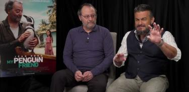 El actor Jean Reno y el cineasta David Schurmann.