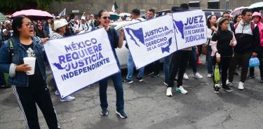 Trabajadores del Poder Judical mantienen su paro, pese a la decisiòn de la Jufed de reanudar las labores/CUARTOSCURO/