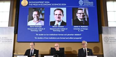 La Real Academia Sueca anuncia el premio Nobel de Economía a tres expertos en desigualdad social