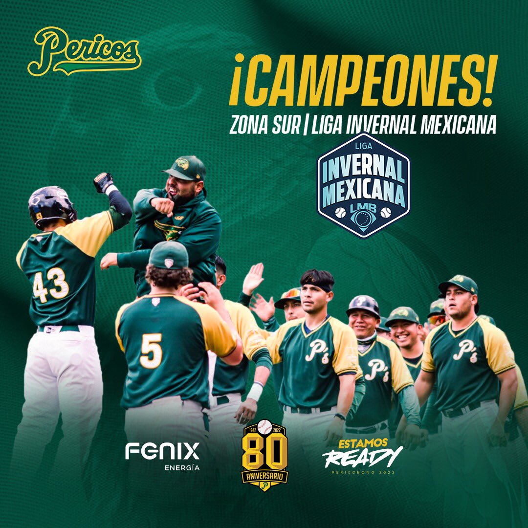 Pericos de Puebla, campeones del beisbol