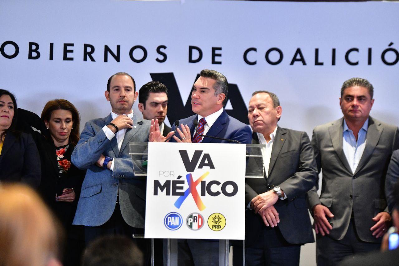 Va por México buscará gobiernos de coalición para 2024